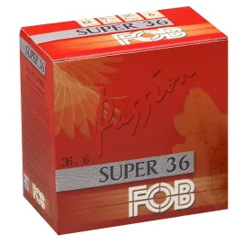 Cartouches Fob Passion Super 36 -  Cal. 12/70 FOB PASSION SUPER 36 Cal. 12-70, culot de 16, 36 gr, N°4