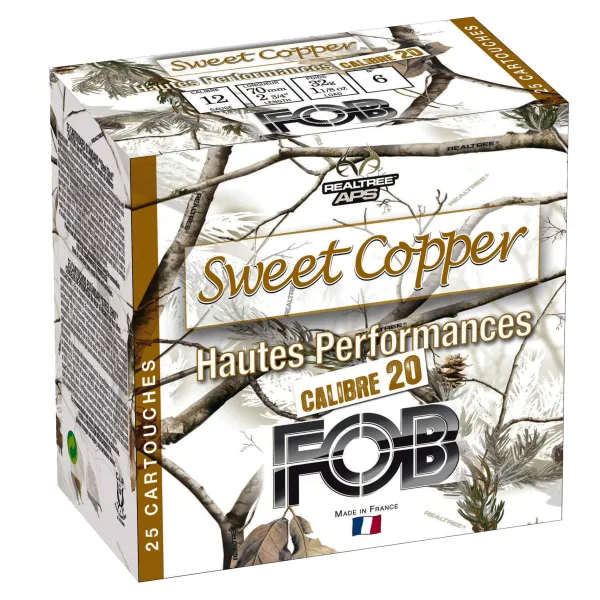 Cartouches Fob Sweet Copper haute performance - Cal. 20/70 Cartouche FOB SWEET COPPER CAL 20  HAUTE PERFORMANCE  29 GR N°4