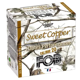 Cartouches Fob Sweet Copper haute performance - Cal. 20/70 Cartouche FOB SWEET COPPER CAL 20  HAUTE PERFORMANCE  29 GR N°5