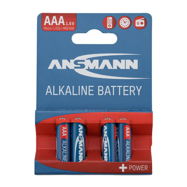Piles alcalines LR03 AAA - Ansmann AAA LR03