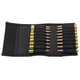 Etui nylon noir pour 18 balles de grande chasse