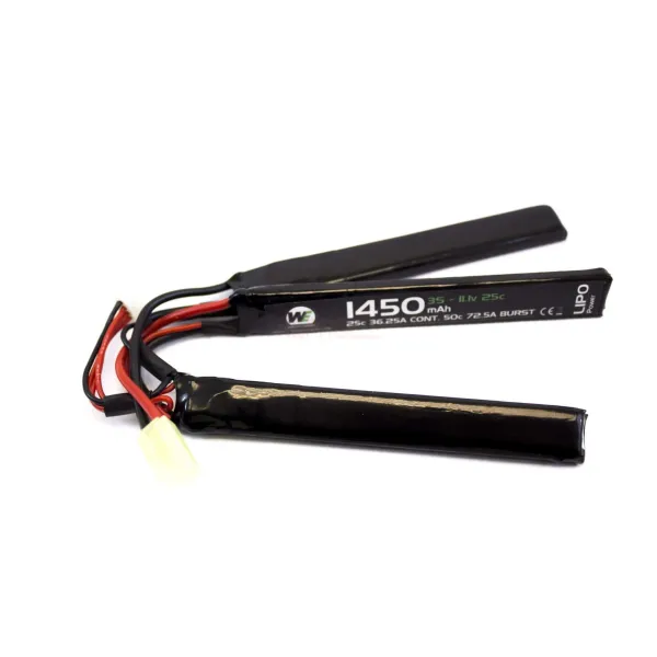 Batterie LiPo 3 éléments 11,1 v/1450 mAh 30C Connecteurs Mini Tamiya
