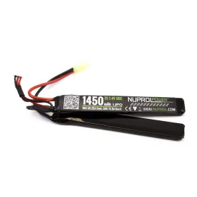 Batterie LiPo 2 éléments 7,4 v/1450 mAh 30C 1450 mAh 30C - Connecteurs Mini Tamiya