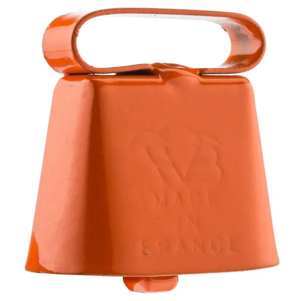 Sonnaillons orange fluo - Hélen Baud Sonnaillon Orange fluo - 5 cm
