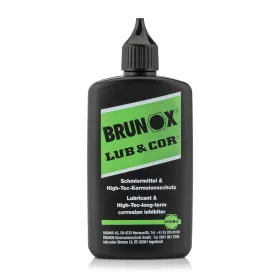 Lubrifiant Lub & Cor en bouteille 100 ml avec orifice goutte à goutte - Brunox