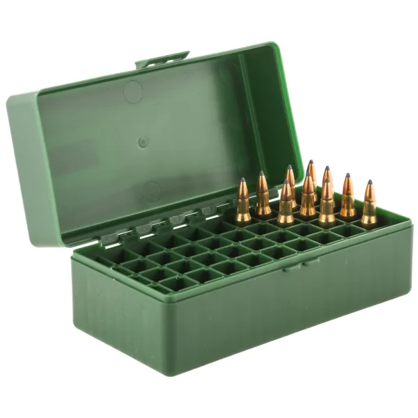 Boîte de rangement 50 munitions cal. 222 / 223 Boîte Mégaline
