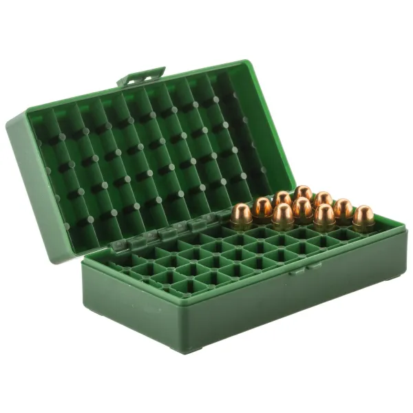 Boîte de rangement 50 munitions cal. 45 ACP Boîte Mégaline