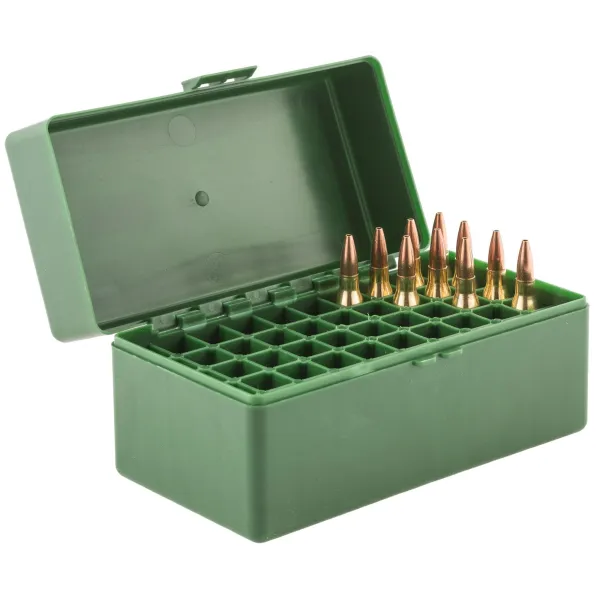 Boîte de rangement 50 munitions cal. 243 Win