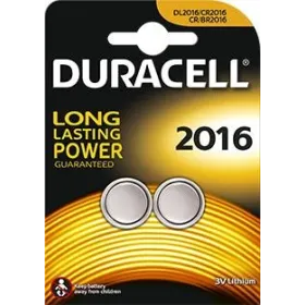 Piles CR2016 3 volts - Duracell CR2016