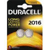 Piles CR2016 3 volts - Duracell CR2016