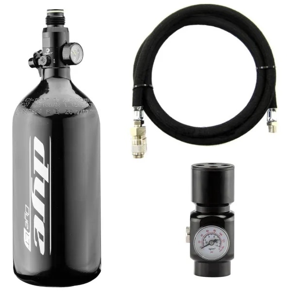 Pack complet EU bouteille 0,8L + preset + régulateur HPA + ligne renforcée