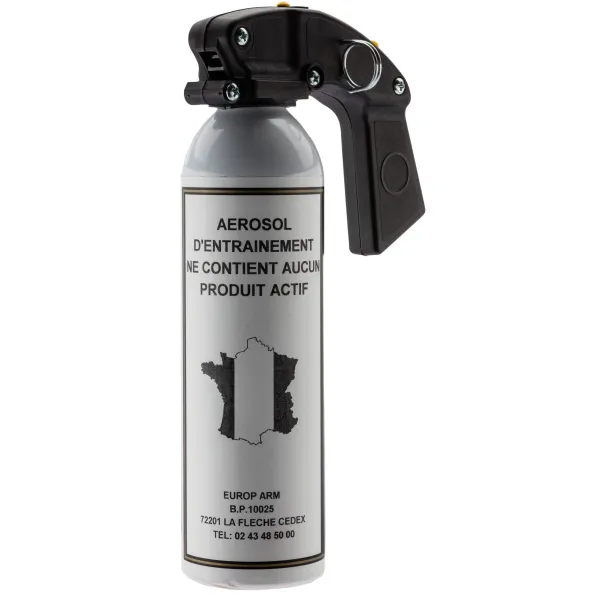 Aérosol d'entraînement - Gaz inerte + Poignée GAZ 'INERTE' 300ML