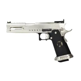 Réplique airsoft HX2201 IPSC split silver gaz GBB Réplique HX2201