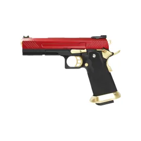 Réplique airsoft HX1104 FULL RED gaz GBB Pistolet