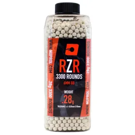 Billes Airsoft 6mm RZR 0.28g bouteille 3500 bbs 0,28g