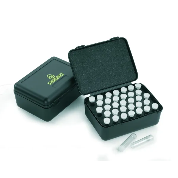 Boîte de rangement dosettes à poudre 40 dosettes 3.2 g / 50 gr