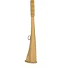 Corne plate Compiègne 22 cm laiton poli Corne