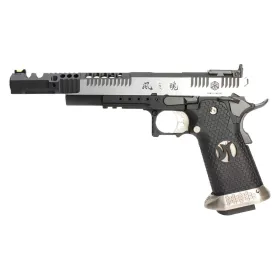 Réplique GBB HX2401 IPSC split silver . 38 supercomp - AW custom