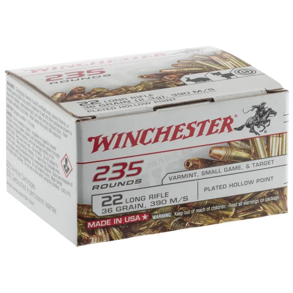 Munitions Super-X LHP Copper Plated cal. 22 LR 22Lr Win Super X Lhp Copper