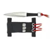Lot de 3 couteaux de lancer avec ruban