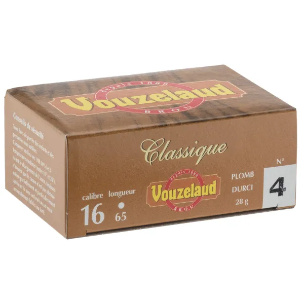 Cartouches Vouzelaud - Classique petit culot - Cal. 16/65 VOUZELAUD - Classique Petit CULOT - P.8