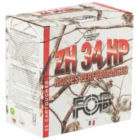 Cartouches Fob ZH Acier haute performance - Cal. 12/70 ZH34HP HAUT PERF. Cal.12, 34 gr, N°4A