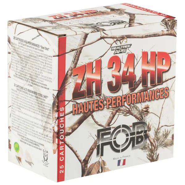Cartouches Fob ZH Acier haute performance - Cal. 12/70 ZH34HP HAUT PERF. Cal.12, 34 gr, N°4A