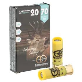 Cartouches Sauvestre gros gibier - Cal. 20/70 Balle Sauvestre - 20/70