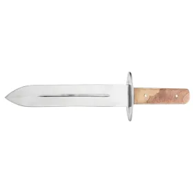 Dague de chasse avec manche en bois clair