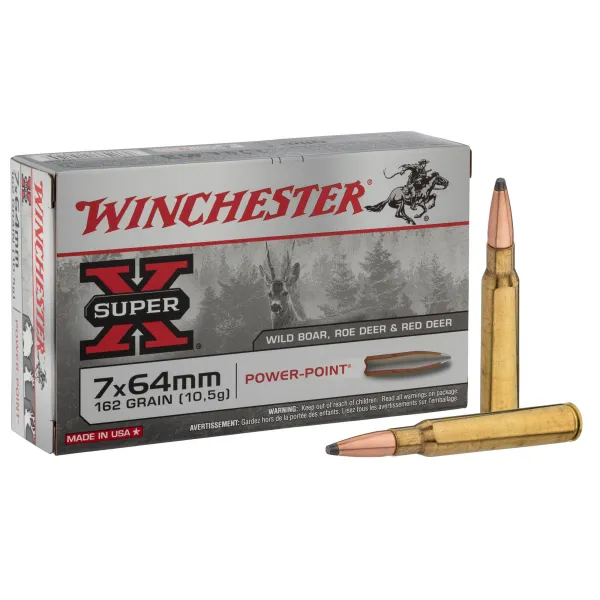 Cartouches Grande Chassse Winchester 7x64 Power Point 7x64 Power Point 162 gr