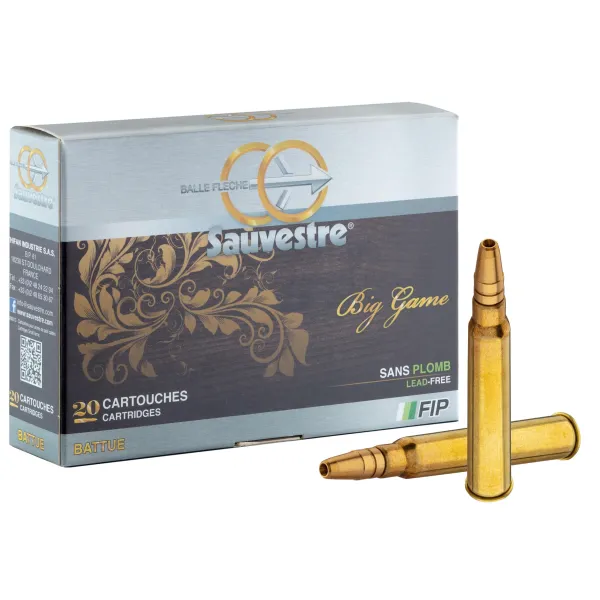 Munition grande chasse Sauvestre .30 R Blaser - spéciale battue Sauvestre - FIP Battue