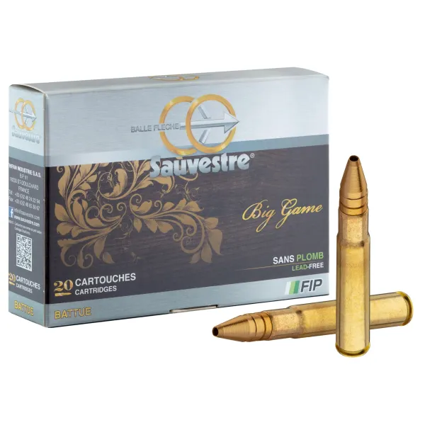 Munition grande chasse Sauvestre .35 Whelem - spéciale battue Sauvestre - FIP Battue
