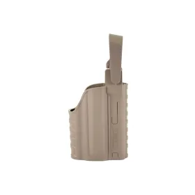 Holster rigide G17 réplique et lampe Tan