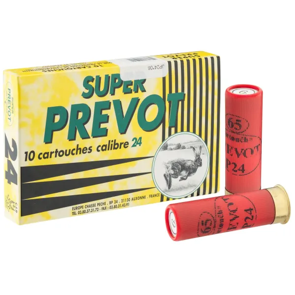 Cartouches Prévot Super Bourre Jupe - Cal. 24/65 Plombs de 8