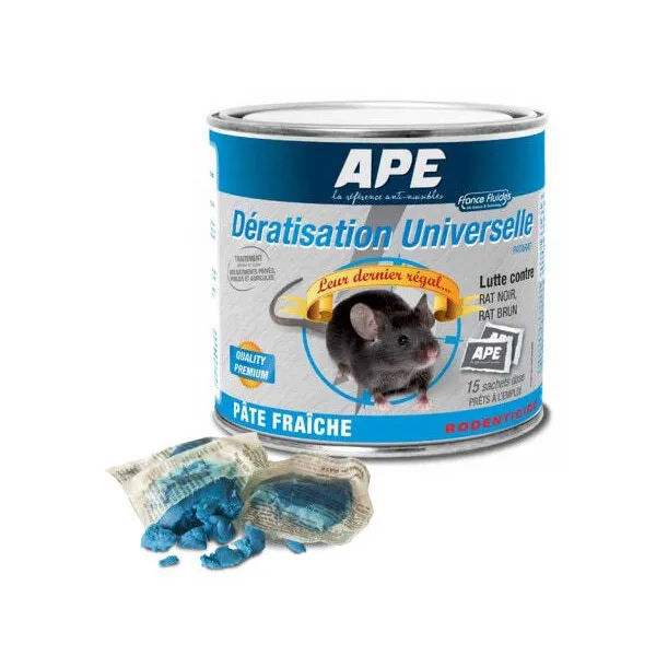 Appâts de dératisation universelle