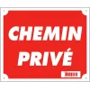Panneau ''Chemin privé'' 30 x 25 cm