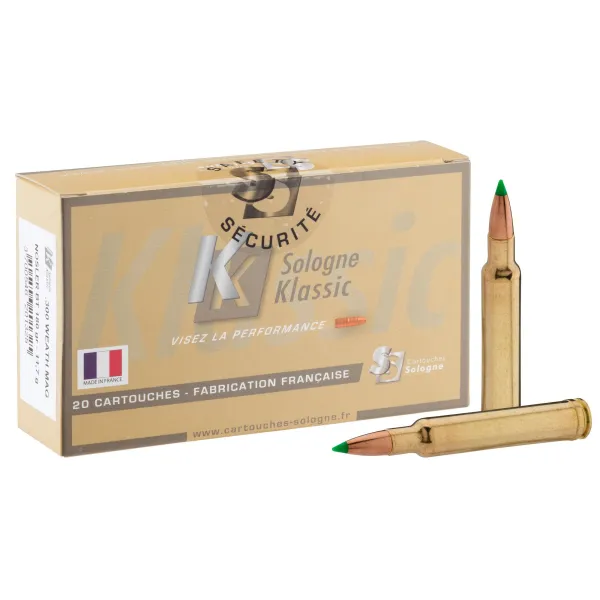 Balles à percussion centrale Sologne .300 Weatherby Magnum