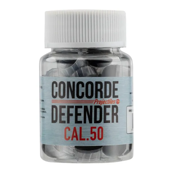 Cal. 50 - Billes de Défense à ailettes caoutchouc - Pot de 30 munitions Sniper Pot de 30 billes à ailettes - caoutchouc