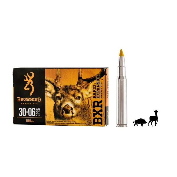 Munition grande chasse Browning cal. 308 Win Munition grande chasse Browning cal. 308 Win BXS 150 gr - grande chasse