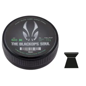 Plombs The Black Ops Soul à tête plate cal. 4,5 mm
