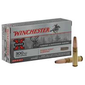 Cartouche Winchester Cal. 300 Black Out Subsonique