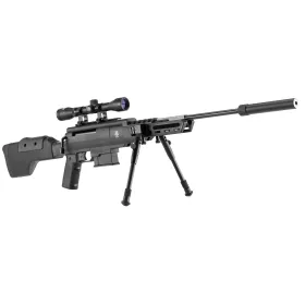 Carabine à air comprimé 16J Black Ops sniper cal. 4,5 mm Ressort 16 j