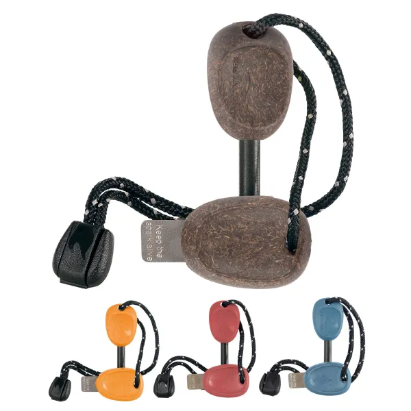 Allume-feu Scout Bio Plastic - Firesteel 2.0 Pierre à feu Firesteel Scout Bio Plastic Rusty Orange