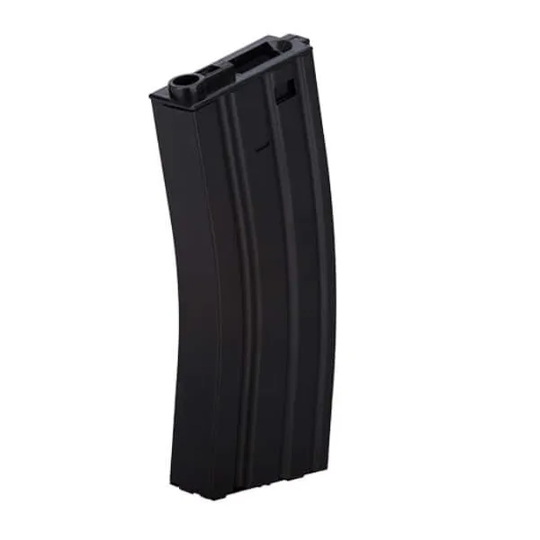 Chargeur Hi-cap métal 300 billes pour M4 AEG Chargeur Tan 300 bbs