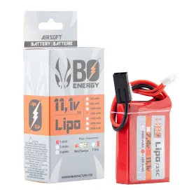 1 stick batterie Lipo 3S 11.1V 1200mAh 25C 1 stick - 1200mAh 25C - Mini Tamyia