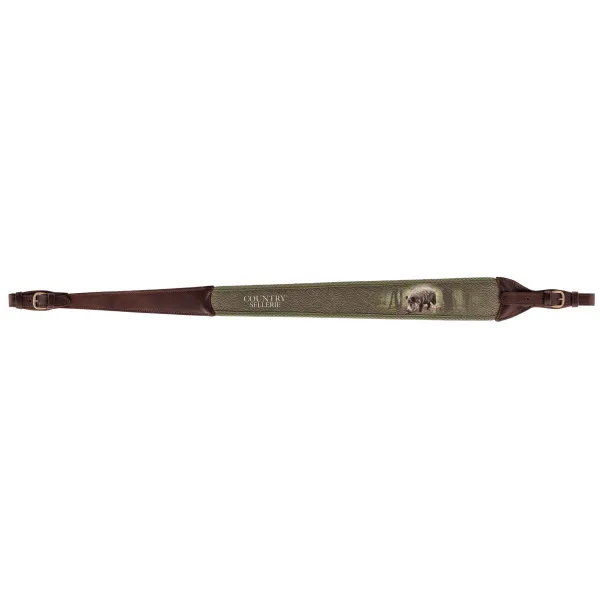 Bretelle carabine en cuir sanglier - Country Sellerie