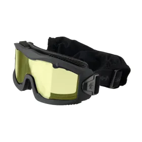 Masque série AERO Thermal noir jaune Verre Jaune