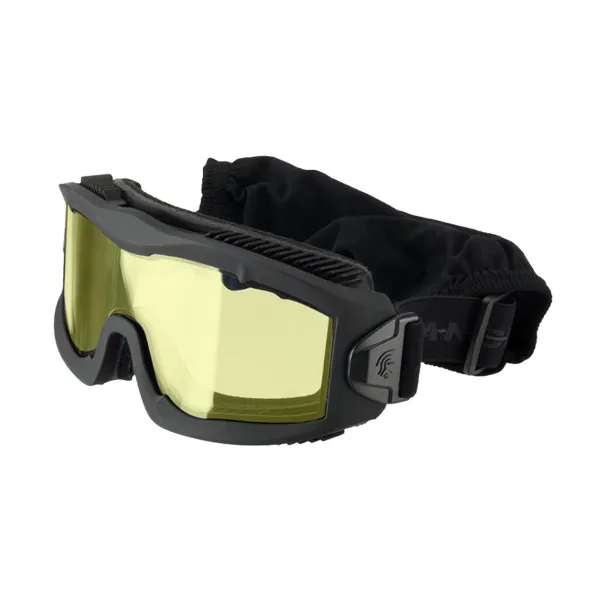 Masque série AERO Thermal noir jaune Verre Jaune