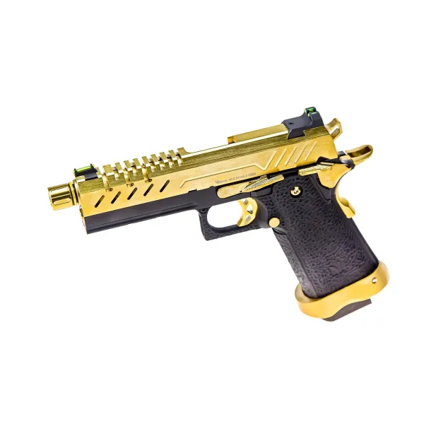 Réplique GBB gaz Hi-Capa 4.3 Noir / Or 0,9J