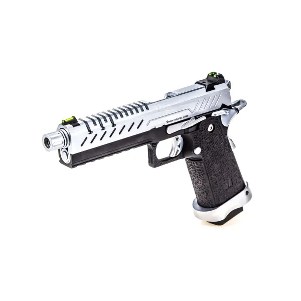 Réplique GBB gaz Hi-Capa 5.1 Noir / Chrome 1,0J